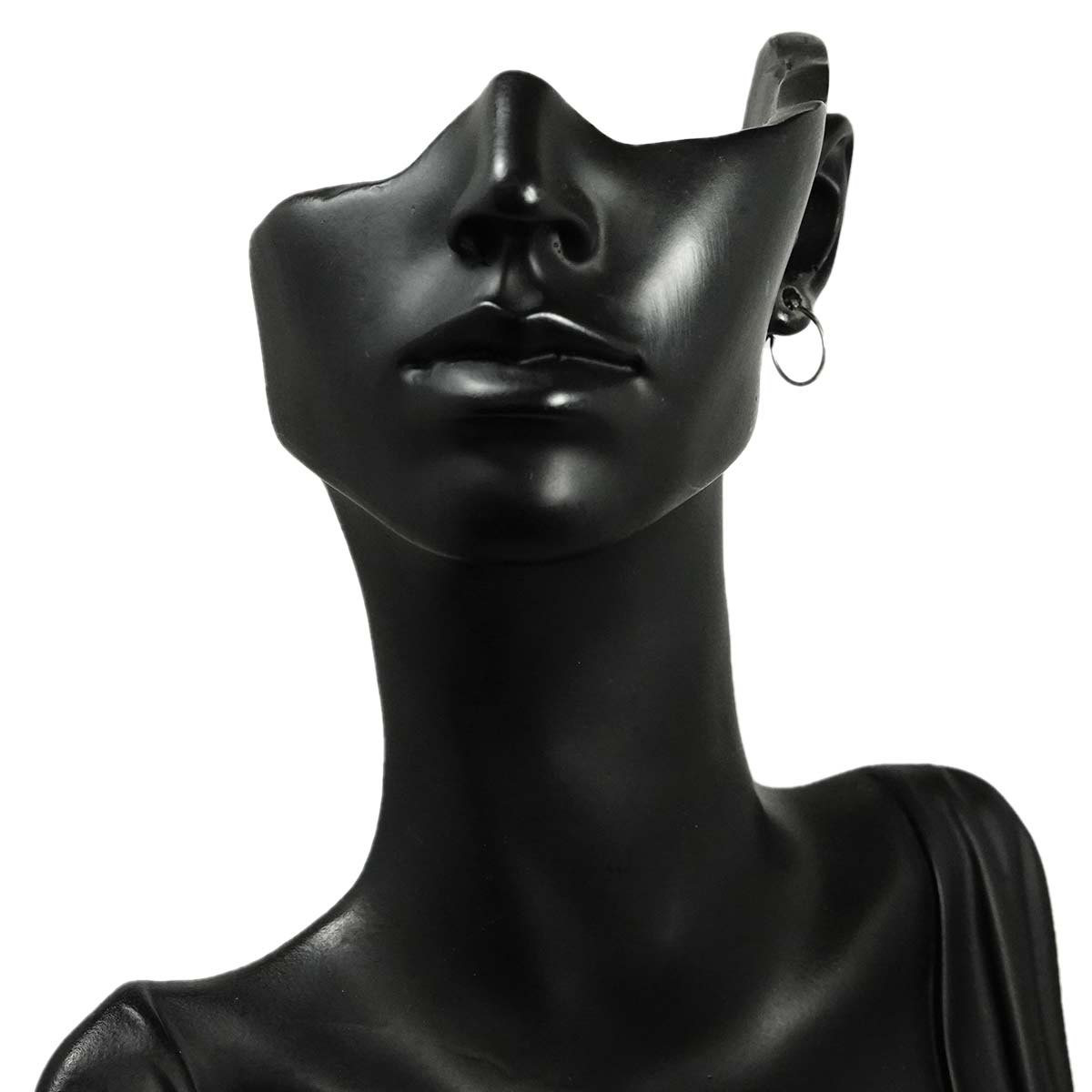 Earrings Pierced 18K WG White Gold 750