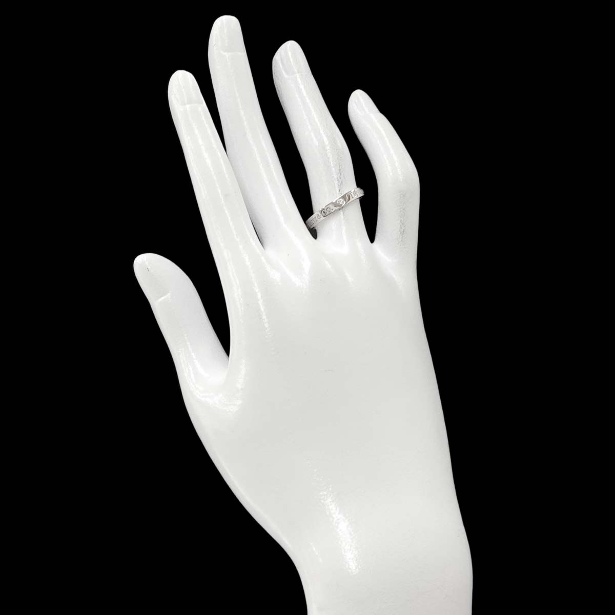 Diamond 3P Band Ring Pt Platinum size6.25-6.5(US)