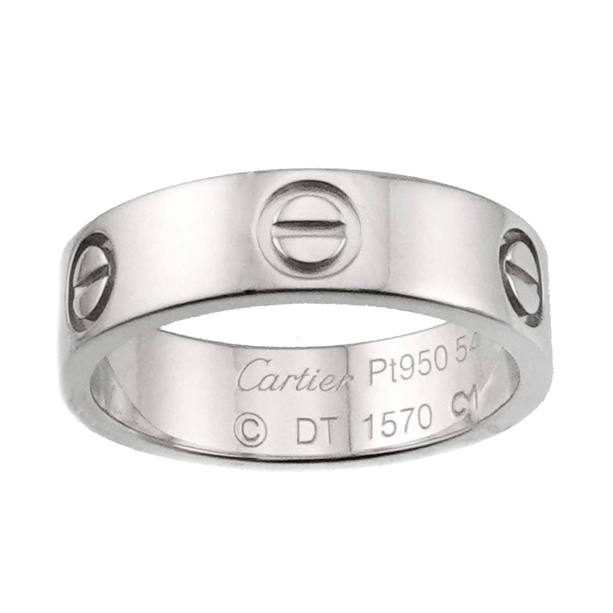 Love Ring Platinum size48 6.5-6.75(US)