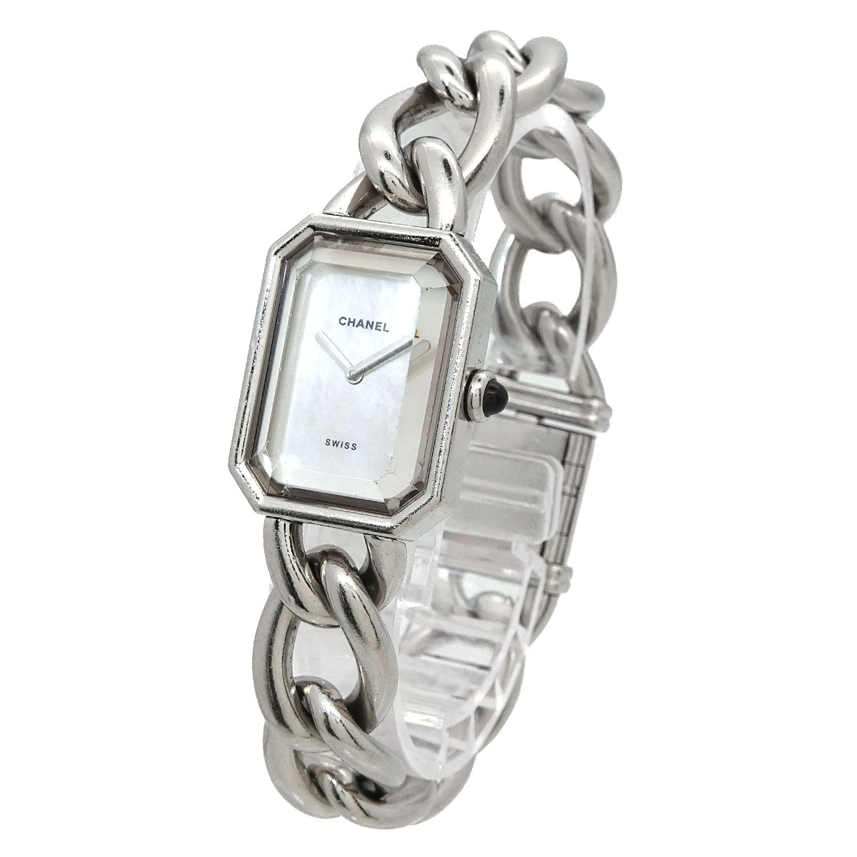 CHANEL Premiere Size L H1064 Quartz White Shell Dial Ladies Watch