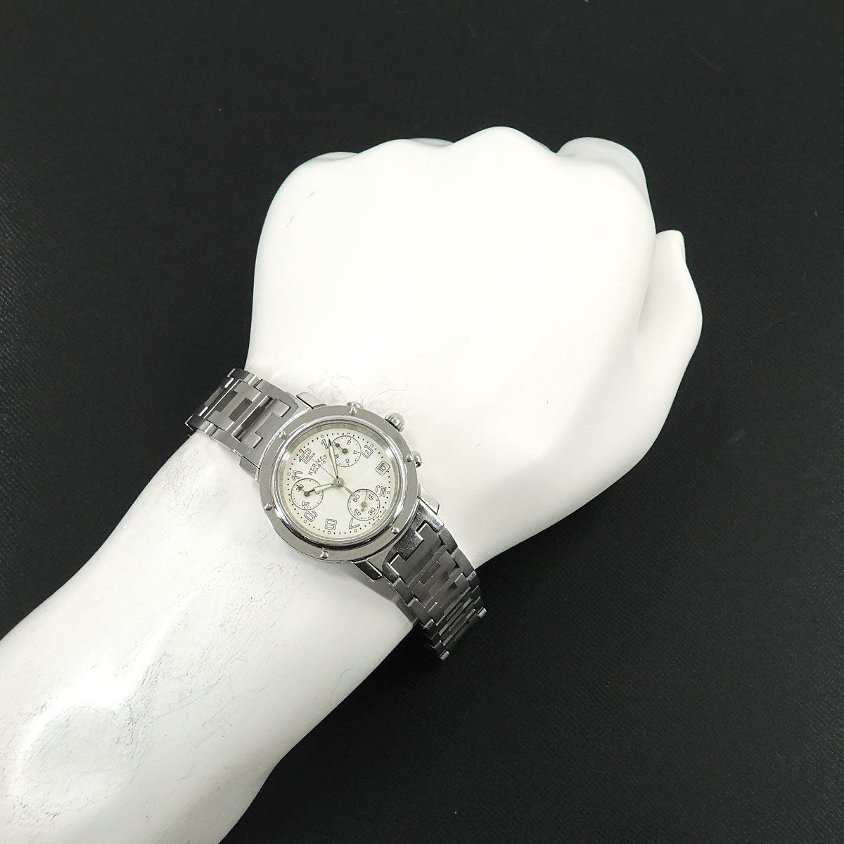 Clipper Chronograph CL1 310 Date White Dial Ladies