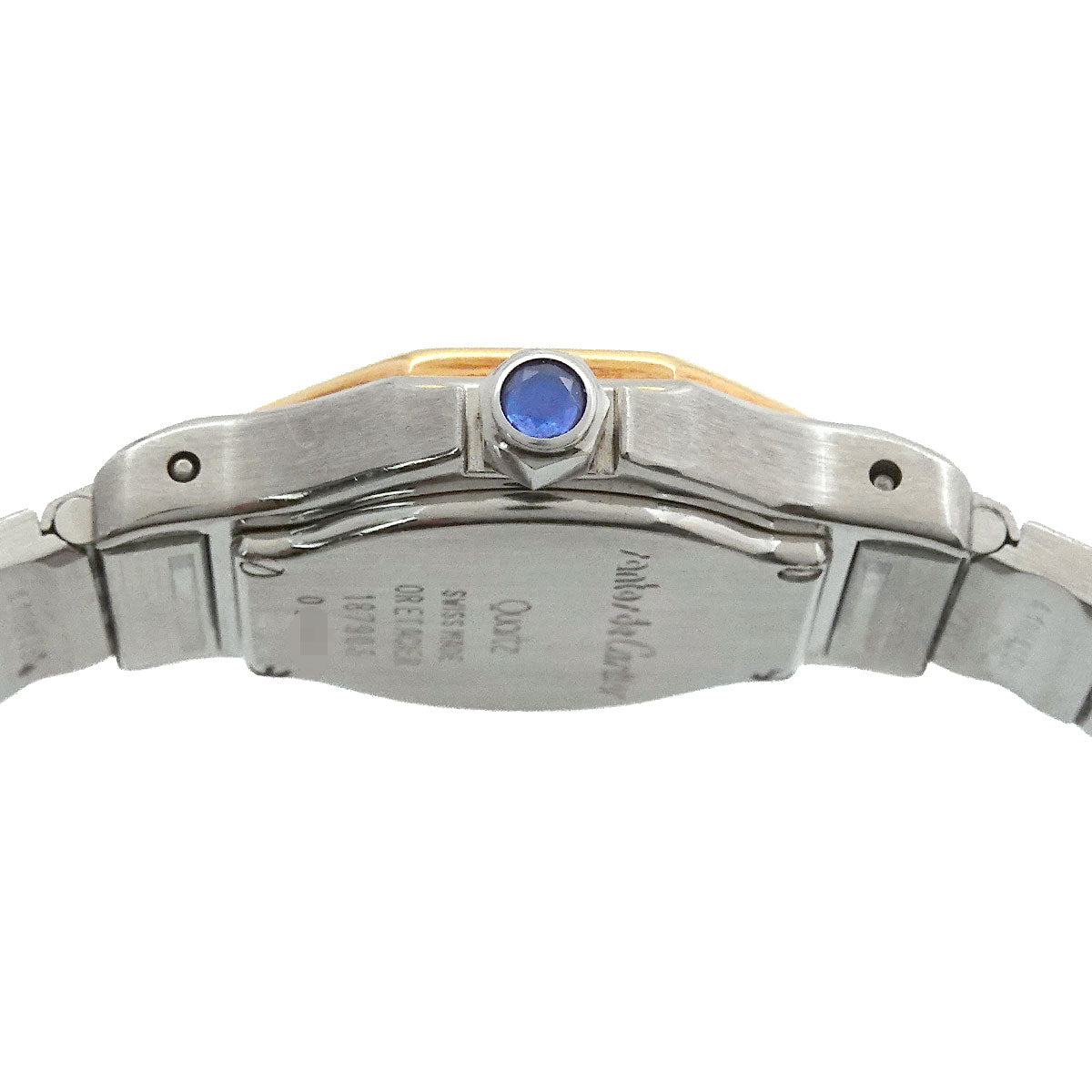 Santos Octagon SM W2001683 YG Quartz cream Dial Ladies