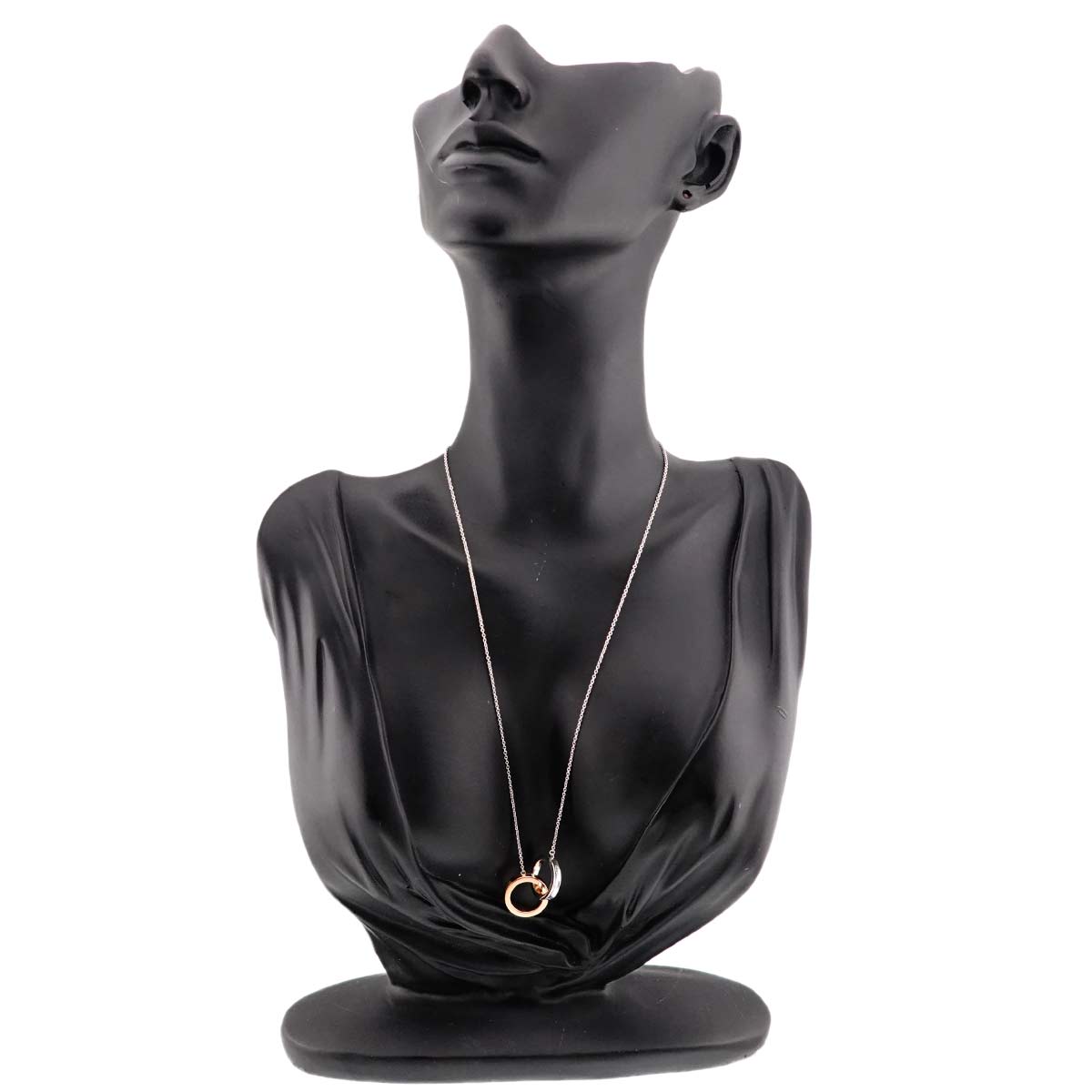 1837 Interlocking Necklace SV 18K PG 750