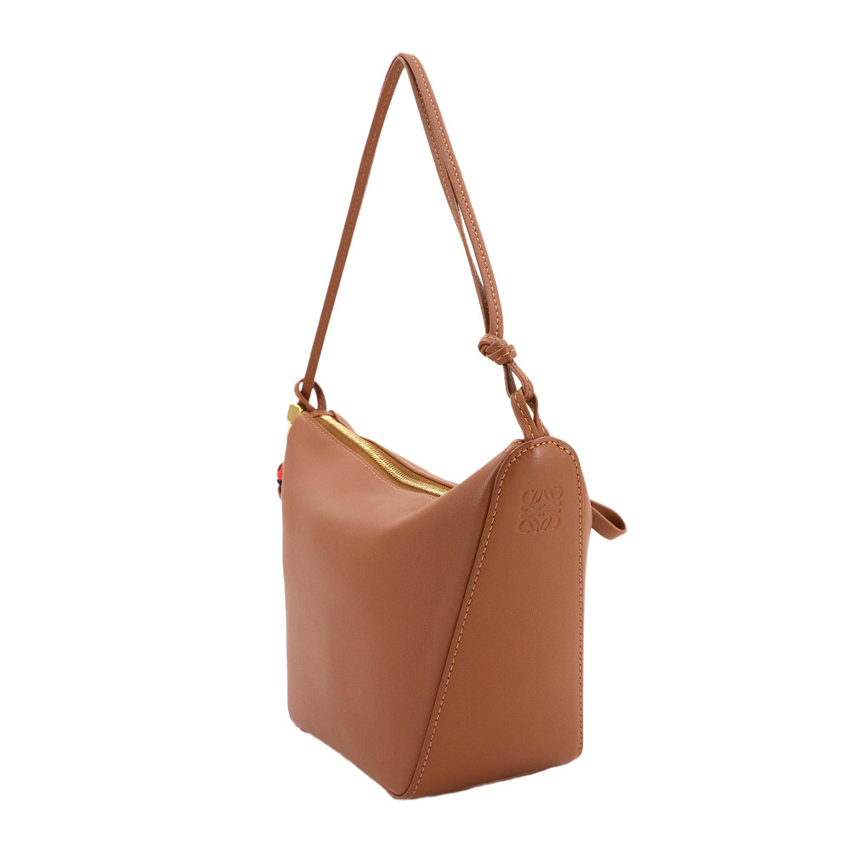 Hammock Hobo Bag Shoulder Bag Mini Leather Tan Brown A538G13X01