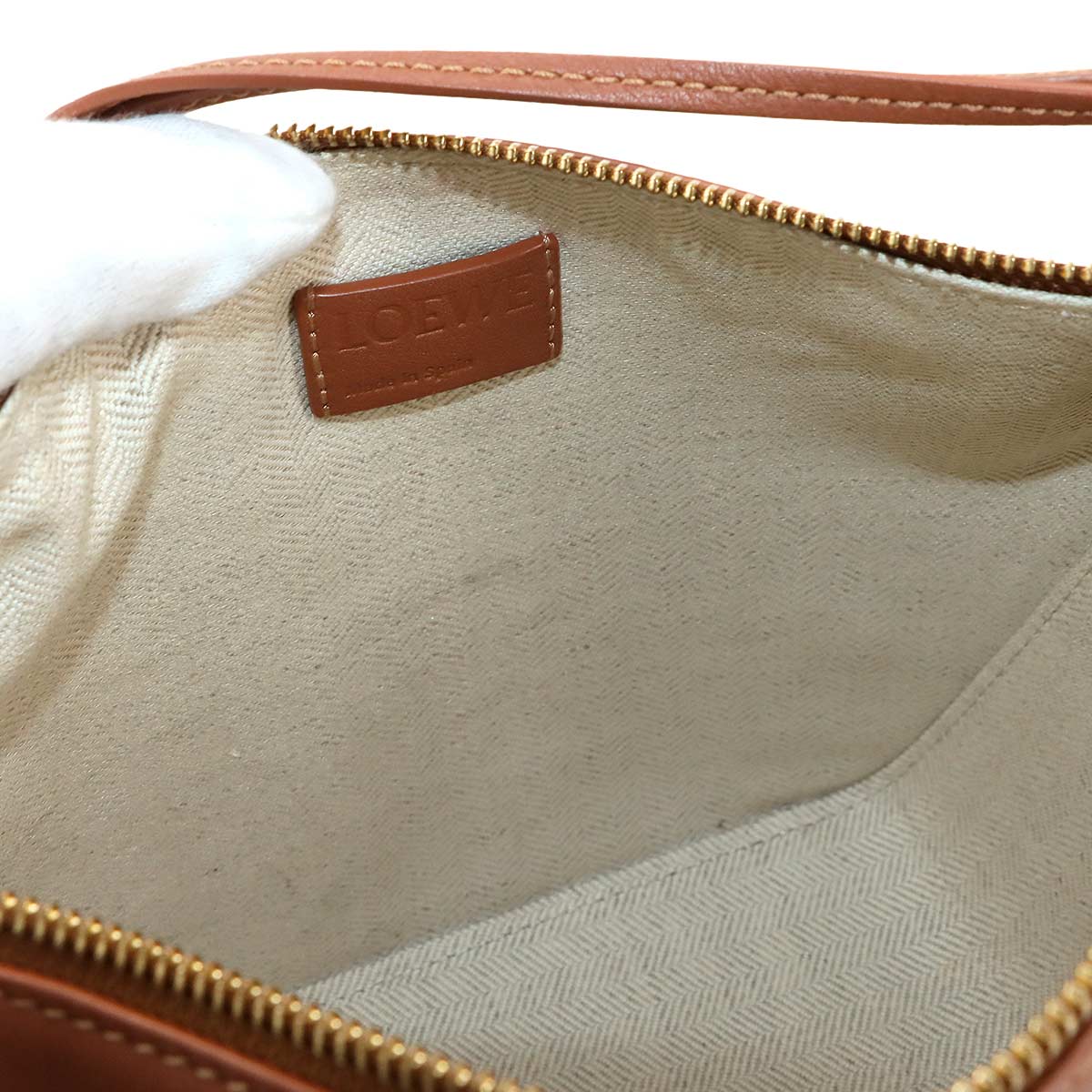 Hammock Hobo Bag Shoulder Bag Mini Leather Tan Brown A538G13X01