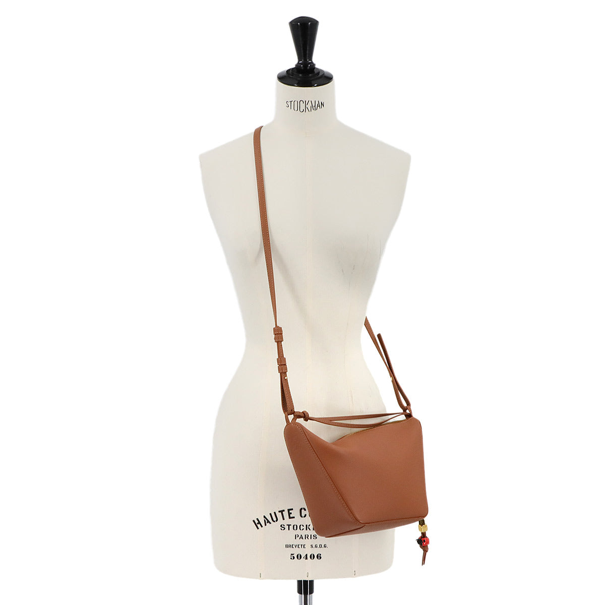 Hammock Hobo Bag Shoulder Bag Mini Leather Tan Brown A538G13X01