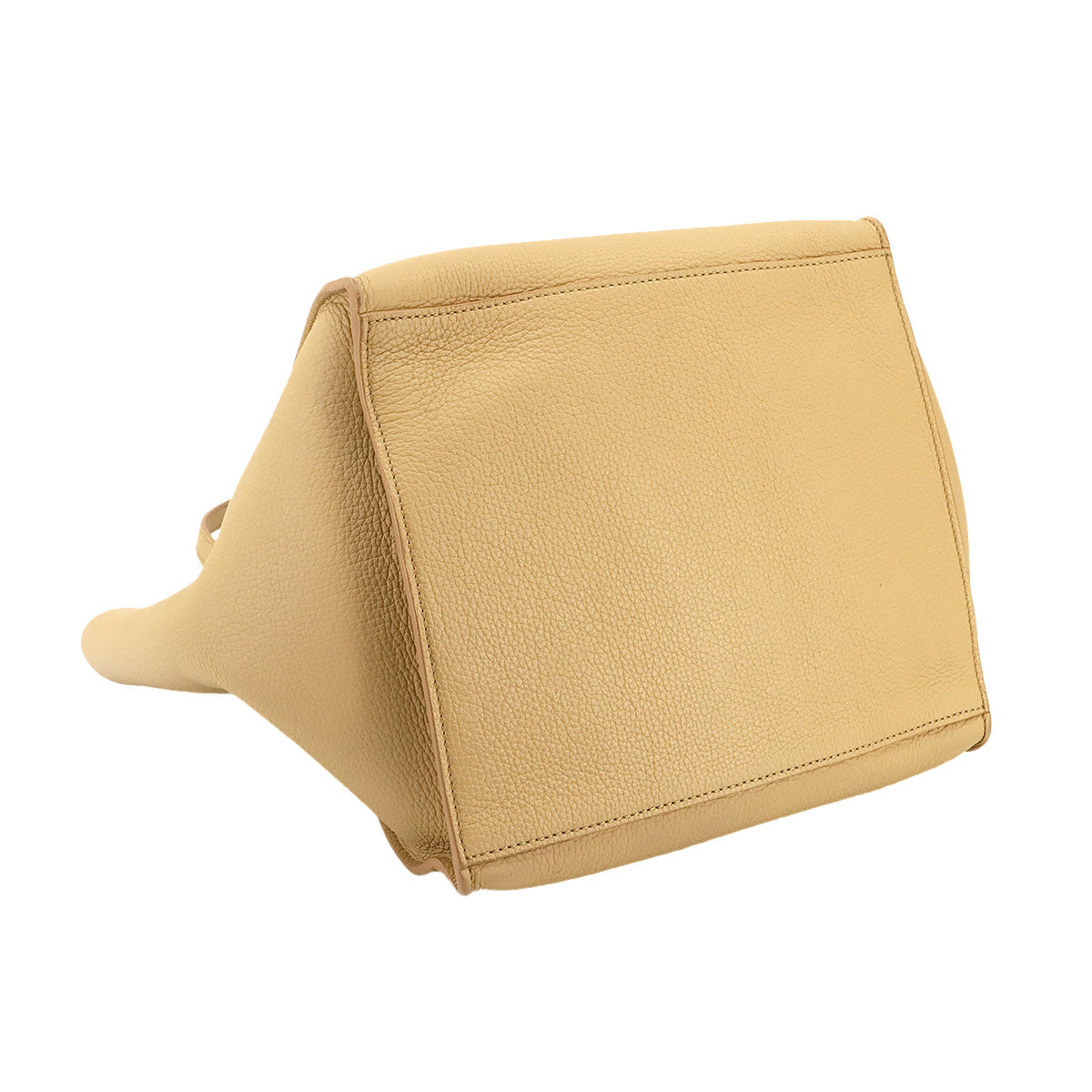 Big Bag Small With Longstrap Hand Shoulder Bag Leather Beige