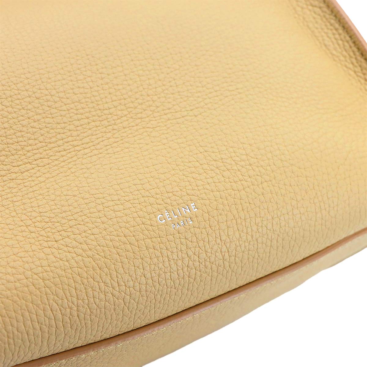 Big Bag Small With Longstrap Hand Shoulder Bag Leather Beige