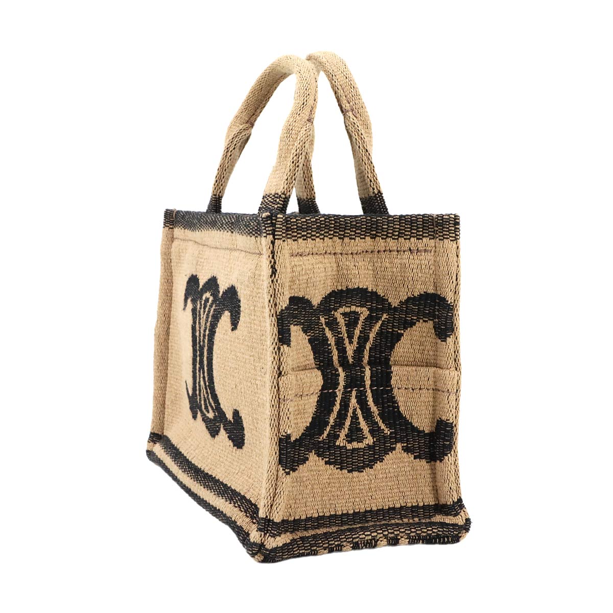 Small Cabas Thais Tote Shoulder Bag Canvas 199162 Triomphe