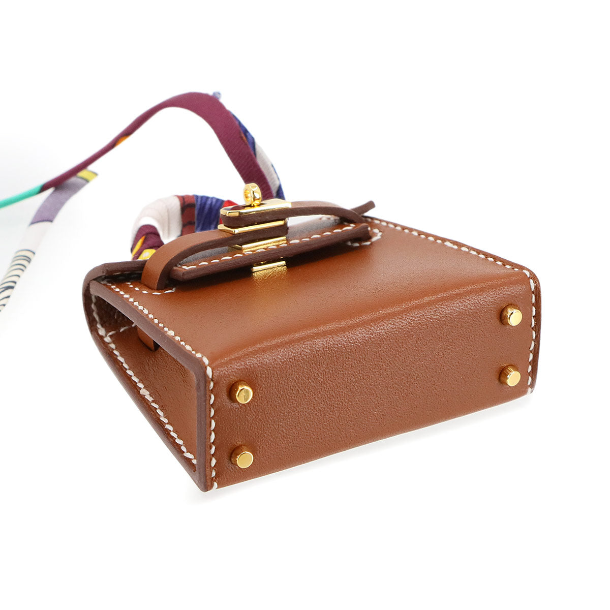 Kelly Twilly Bag Charm Veau Tadelakt Fauve