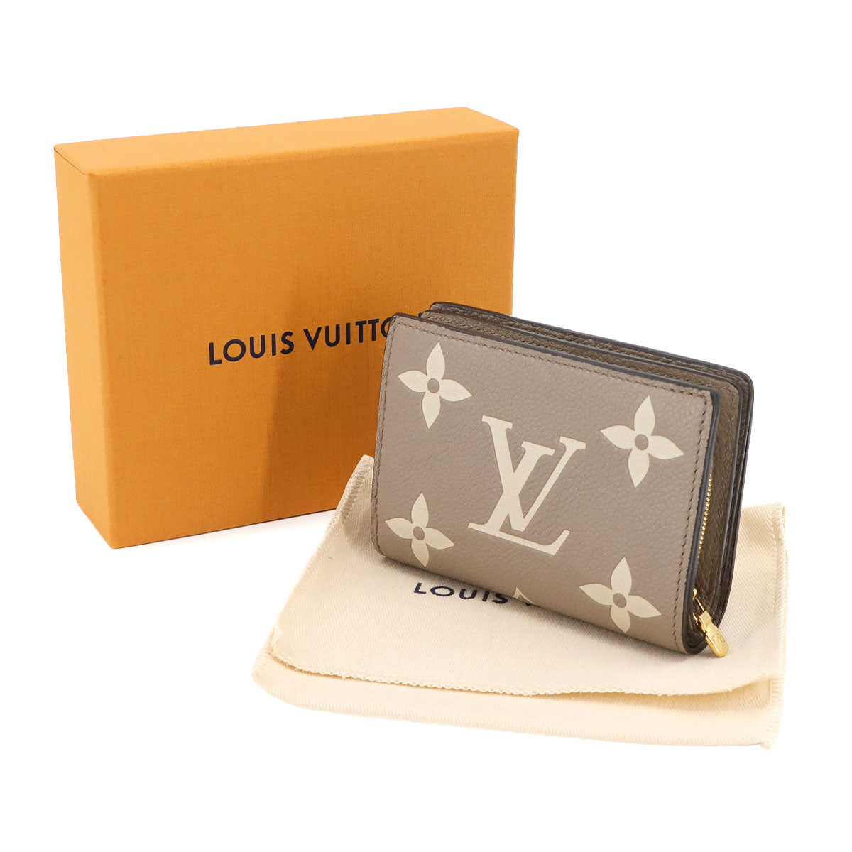 Monogram Empreinte Clea Wallet Tourterelle Creme M82370