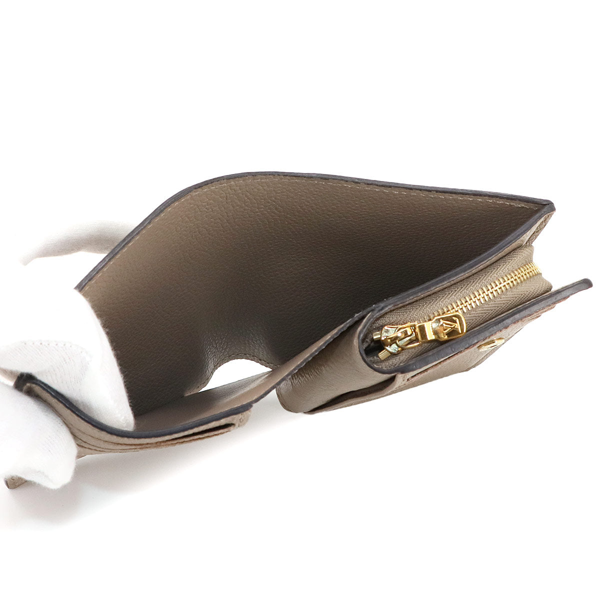 Monogram Empreinte Clea Wallet Tourterelle Creme M82370