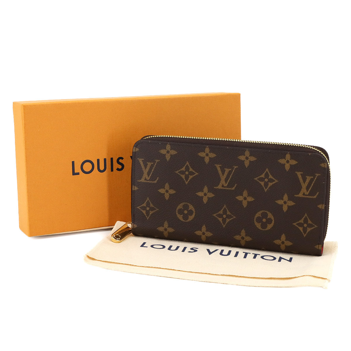 Monogram Zippy Wallet Brown Coquelicott M41896 Purse