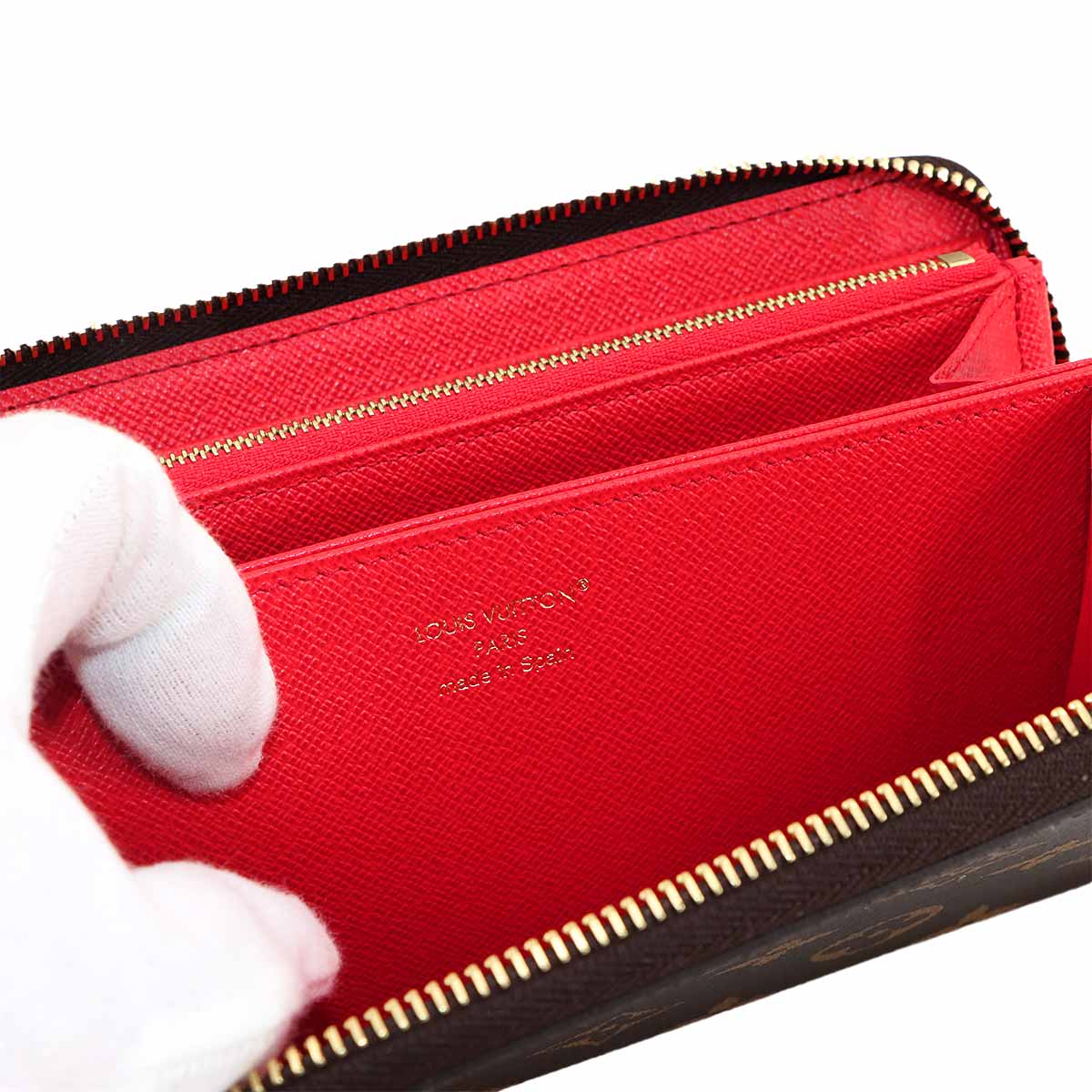 Monogram Zippy Wallet Brown Coquelicott M41896 Purse