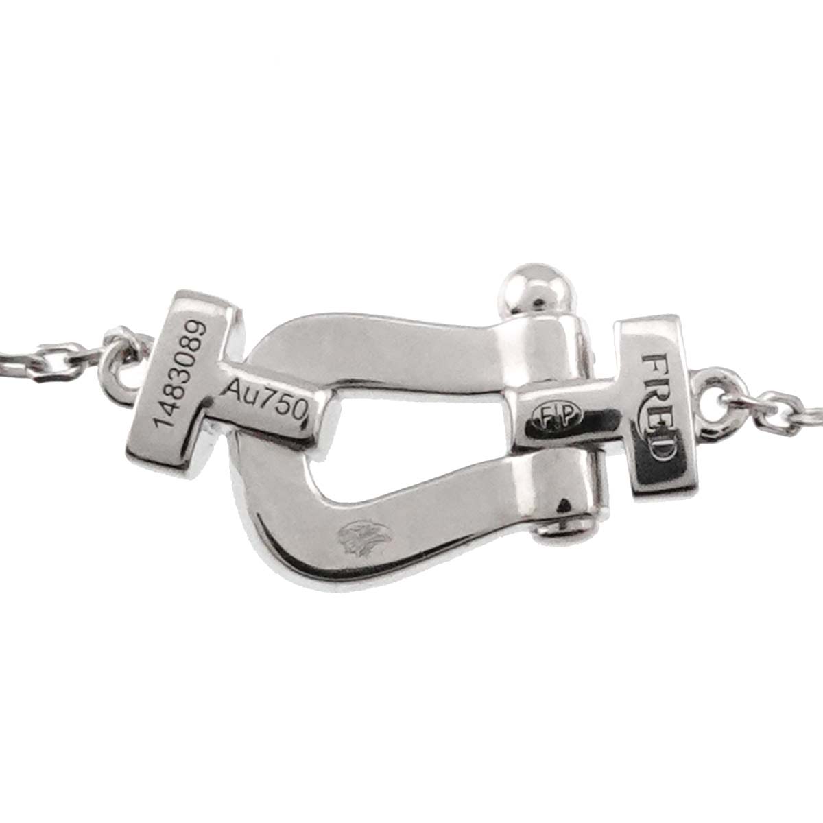 Force10 Diamond Necklace Small 18K White Gold 750