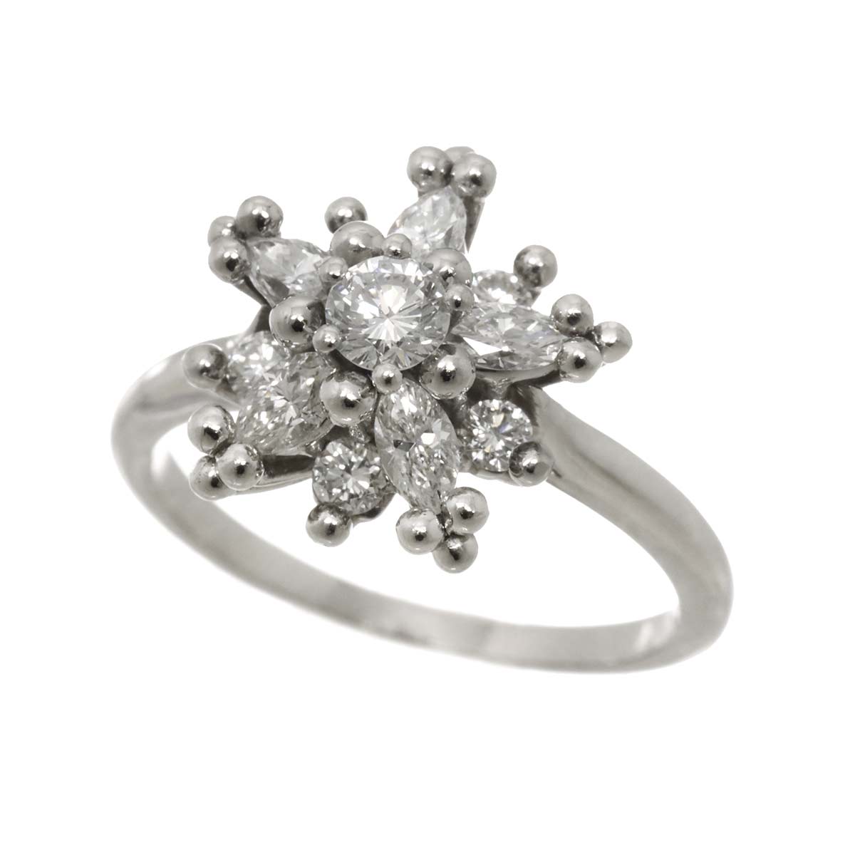 Diamond Ring Platinum Size5.25(US)