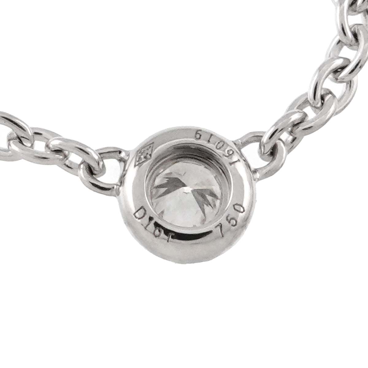 Diamond Necklace 18K WG White Gold 750