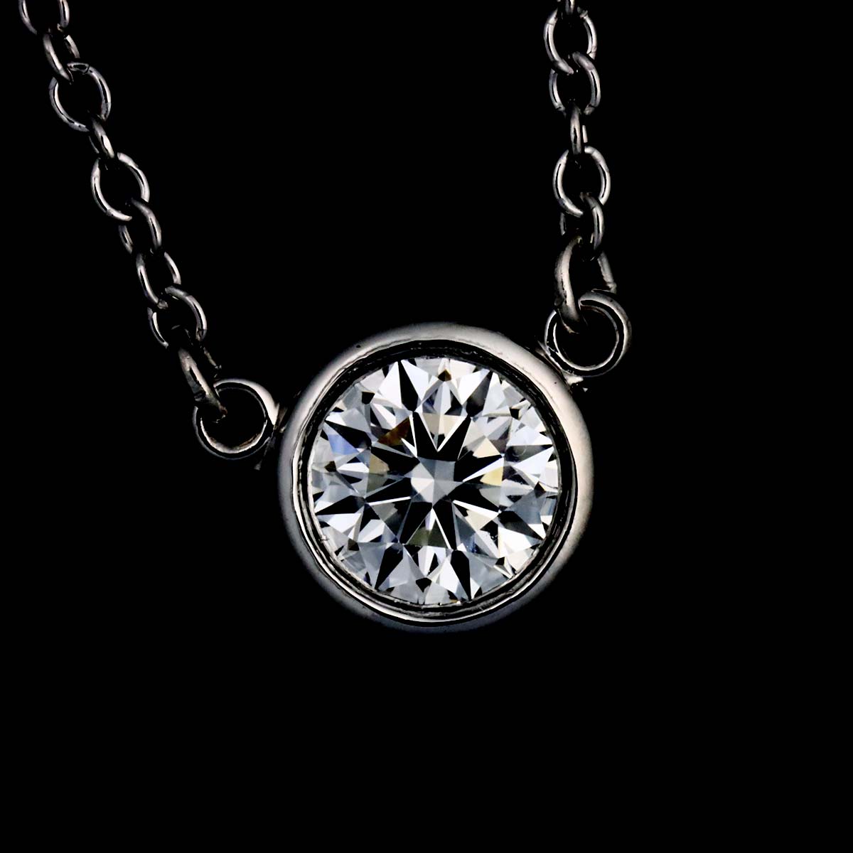 By The Yard Diamond Necklace Platinum