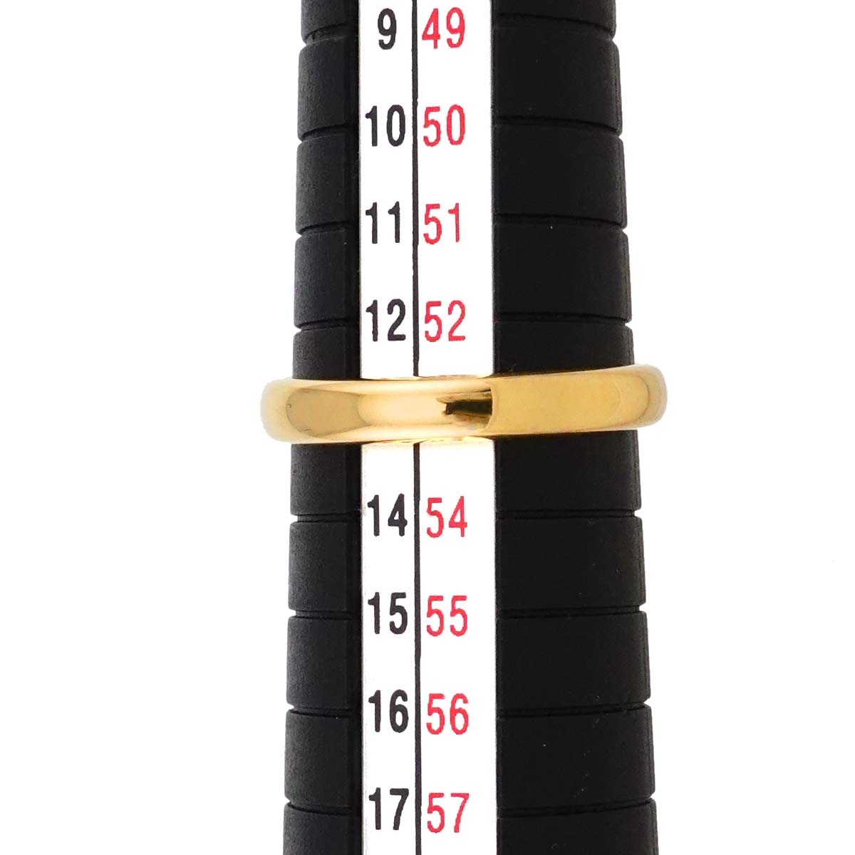 Forever Band Ring 18K Yellow Gold 750 Size 6.25-6.5(US)