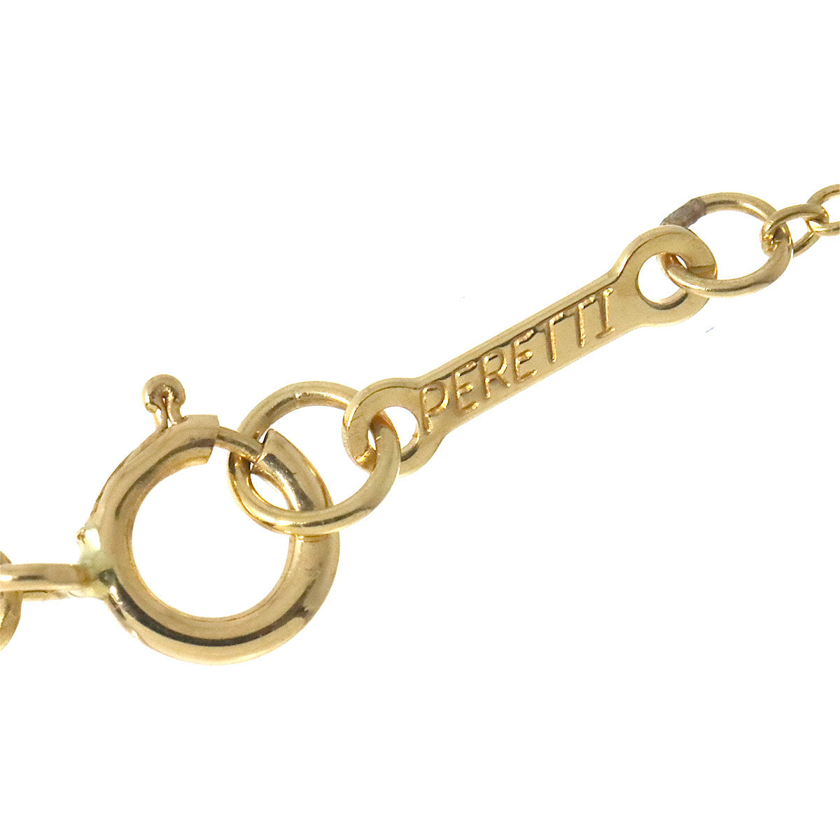 Bean Necklace 18K Yellow Gold 750