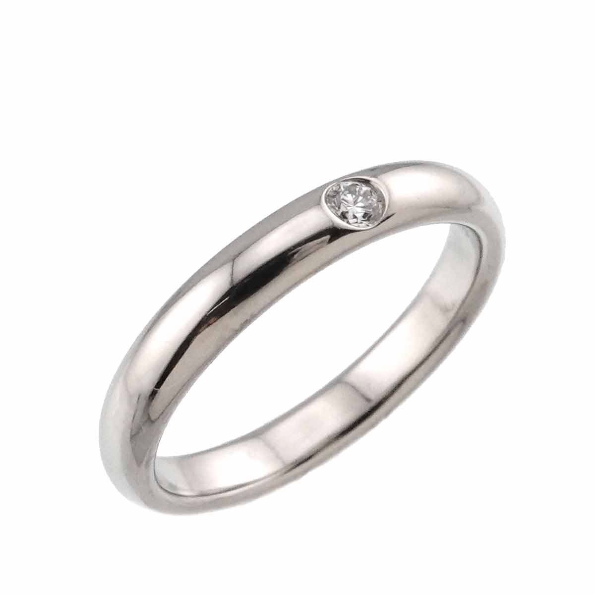 Diamond Ring Pt Platinum size5.75-6(US)