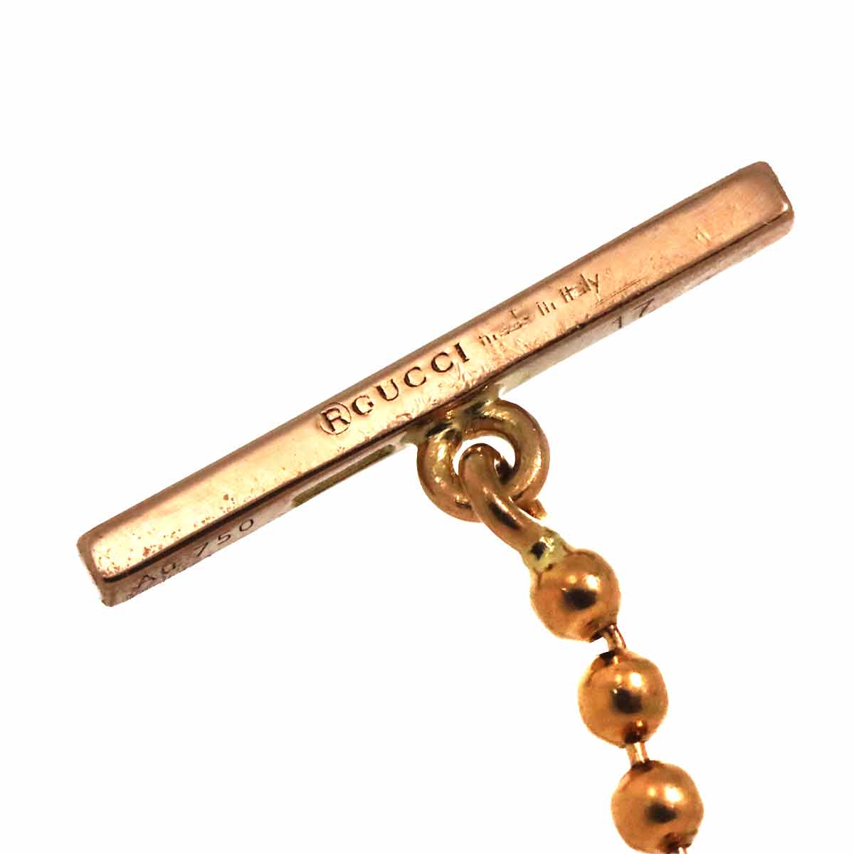 Double G Logo Bracelet 18K Pink Gold 750 size17