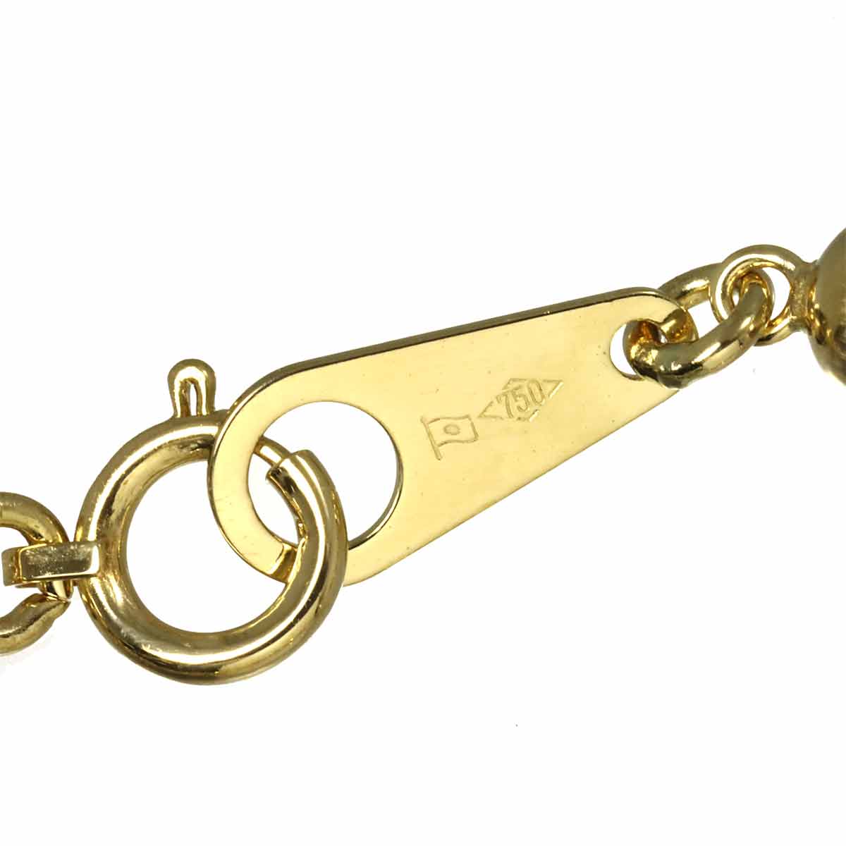 Bracelet 18K K18 PG YG Pink Yellow Gold 750