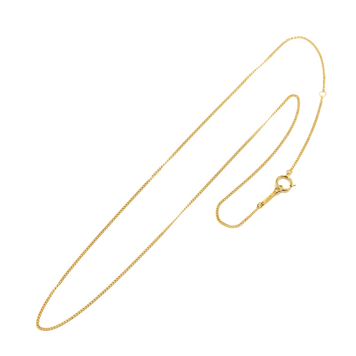 Chain Necklace 18K K18 YG Yellow Gold 750