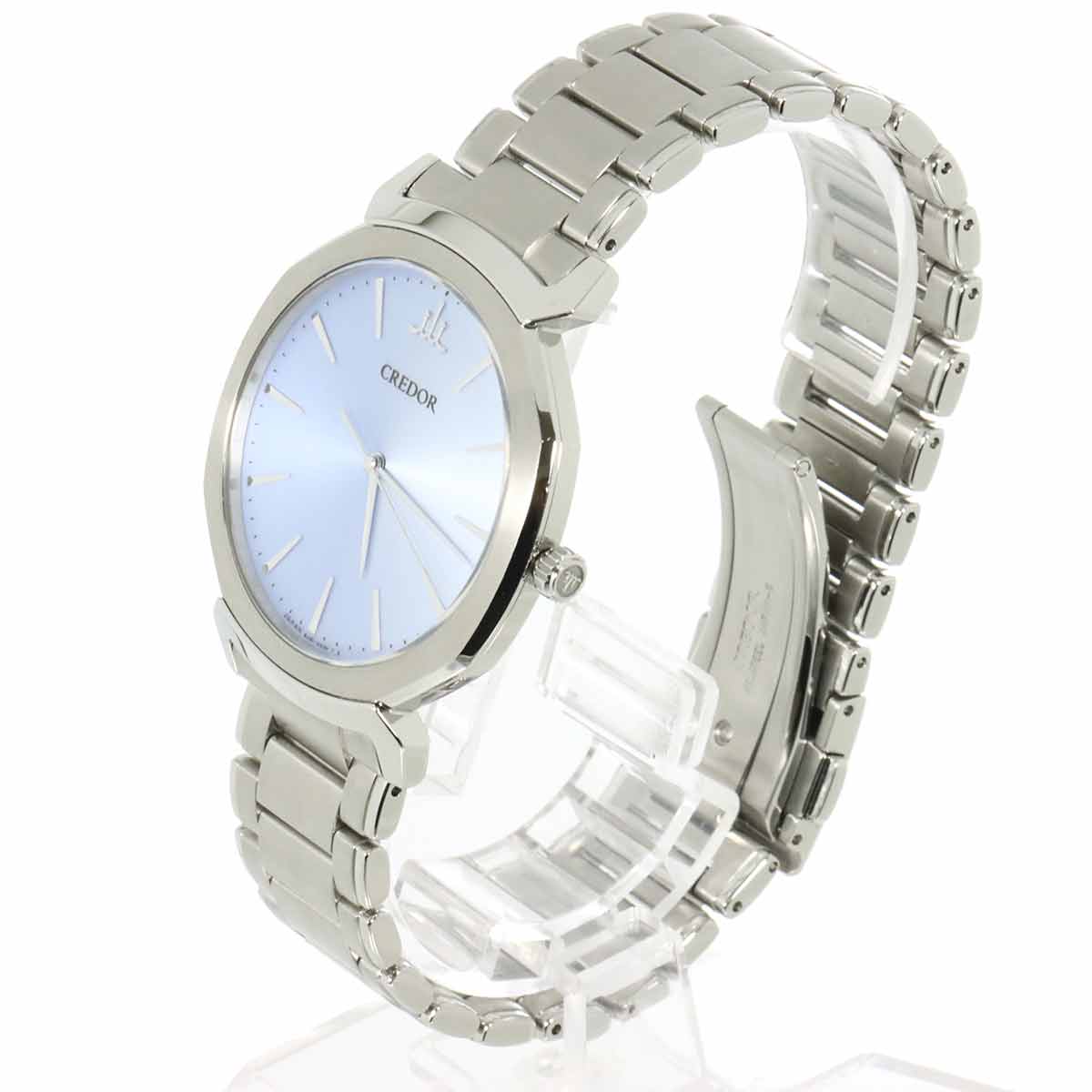 SEIKO CREDOR Linearcus GCAR063 Quartz Blue Dial Mens Watch