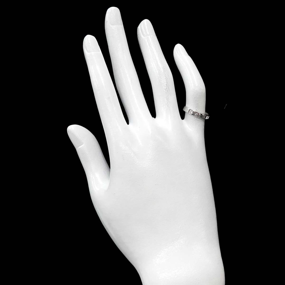 C de Diamond 1P Ring Pt Platinum size48 4.5(US)