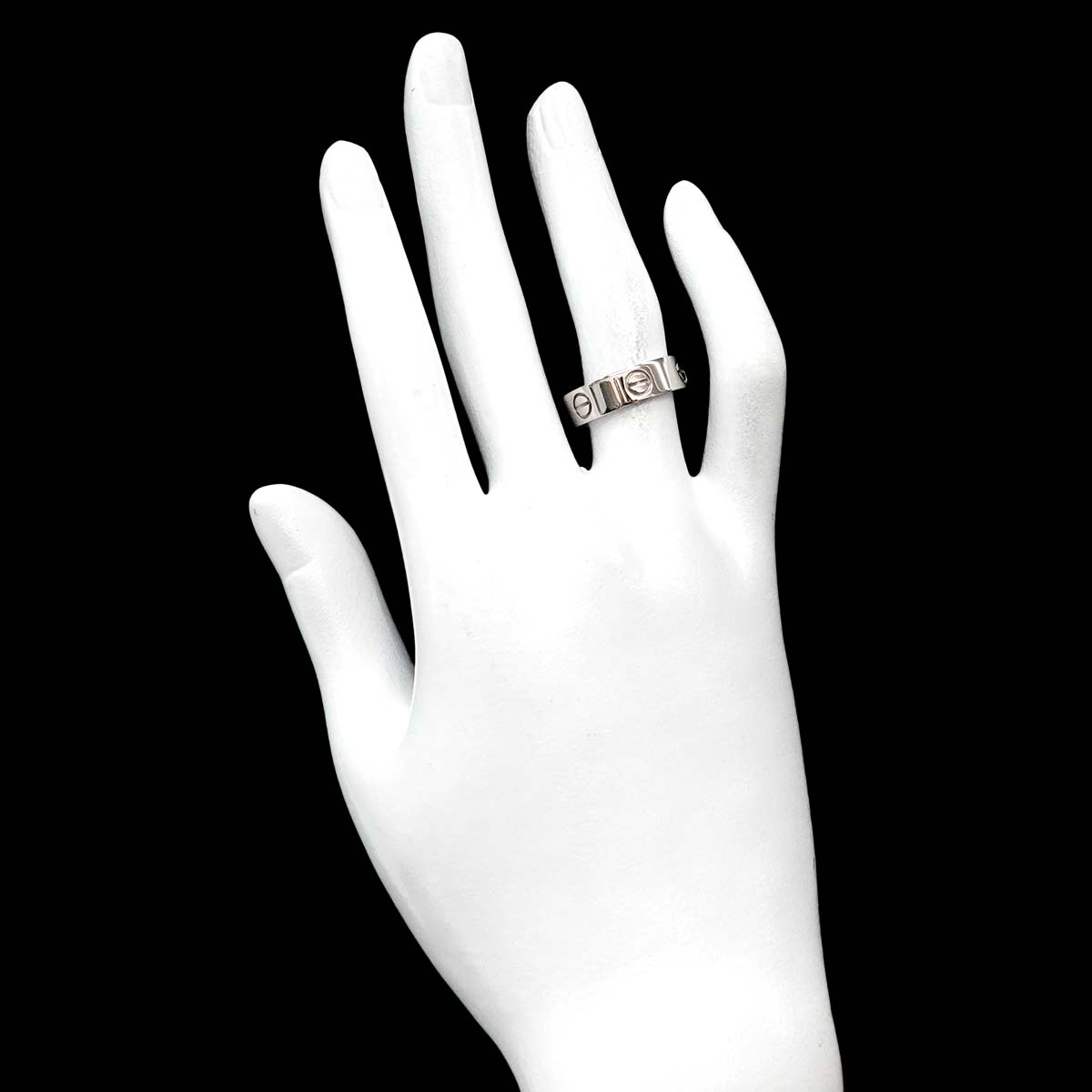 Cartier Love Ring 18K White Gold 750 size52 5.75-6(US)