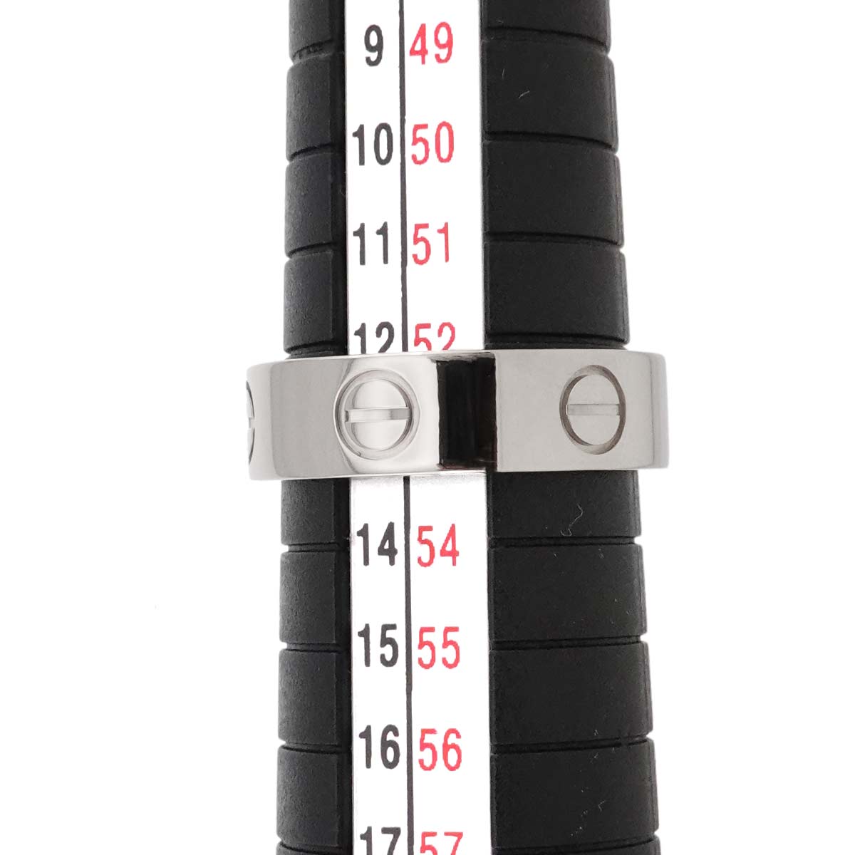 Love Ring 18K White Gold 750 size53 6-6.25(US)