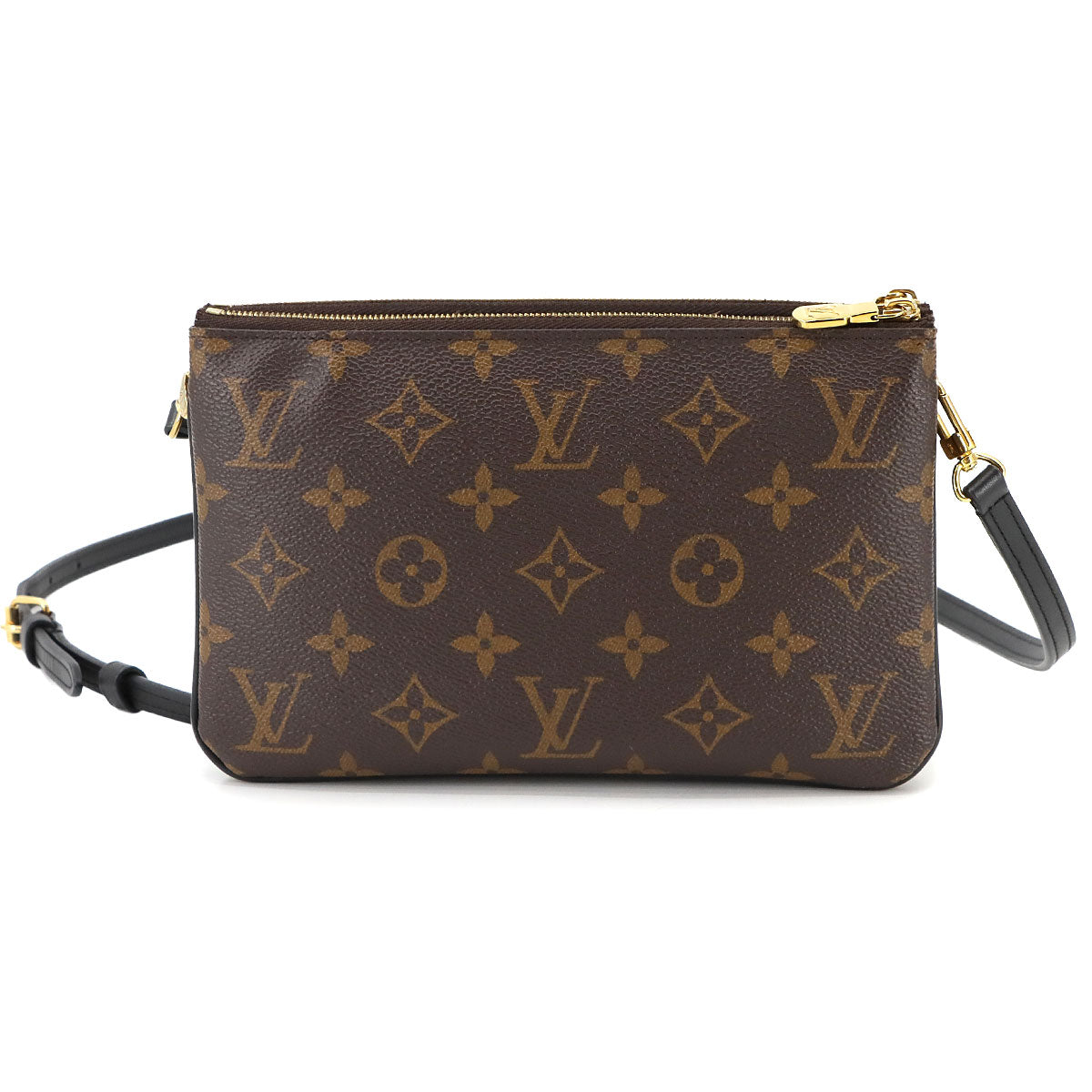Monogram Giant Reverse Double Zip Pochette Shoulder Bag