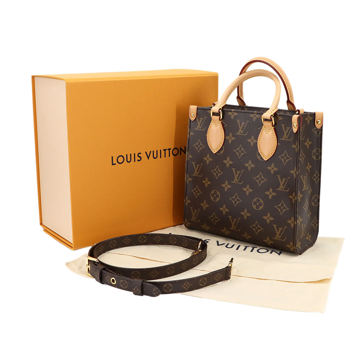 Monogram Sac Plat BB 2way Hand Shoulder Bag M46265 Purse