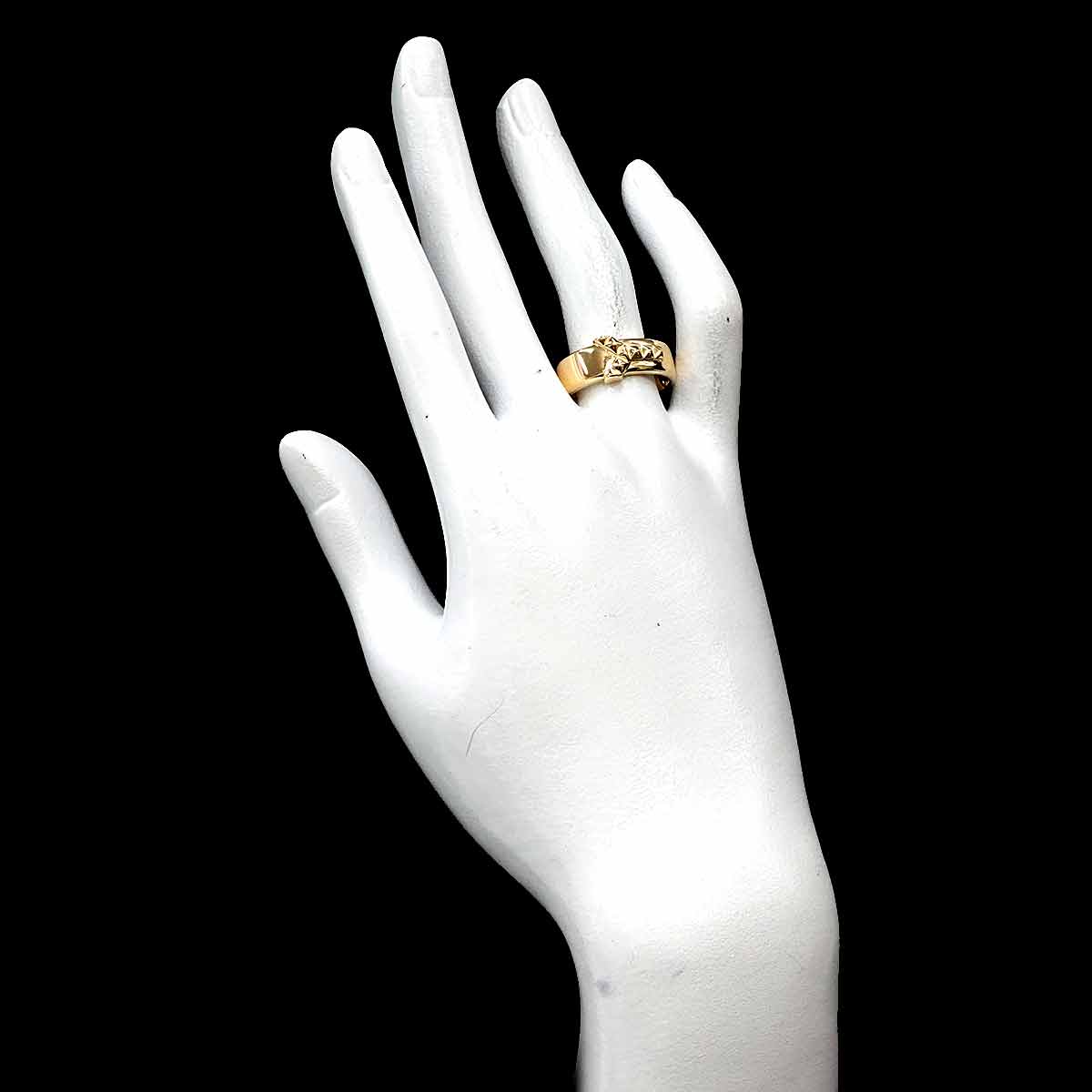Ring 18K Yellow Gold 750 Pt size7.75-8(US)