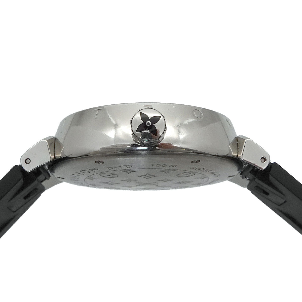 Tambour Diamon GM Q111C Diamond Amarante Black Dial