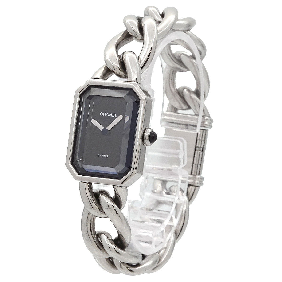 Premiere L Size H0452 Quartz Black Dial Ladies Watch