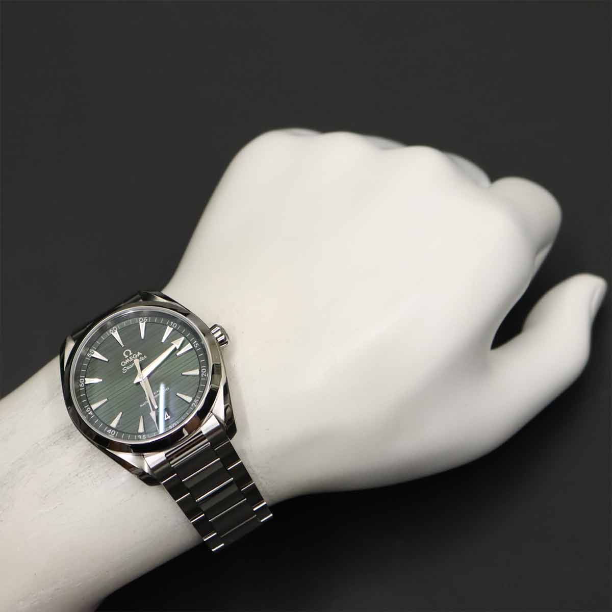 Seamaster Aqua Terra 220 10 41 21 10 001 Green Dial Mens Watch