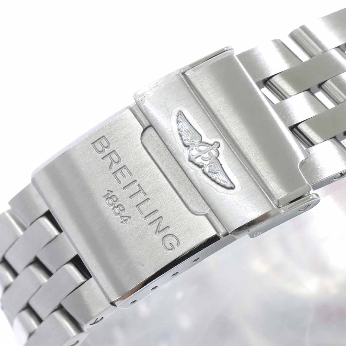 Chronomat Black Bird A44360 Automatic Date Black Dial Mens