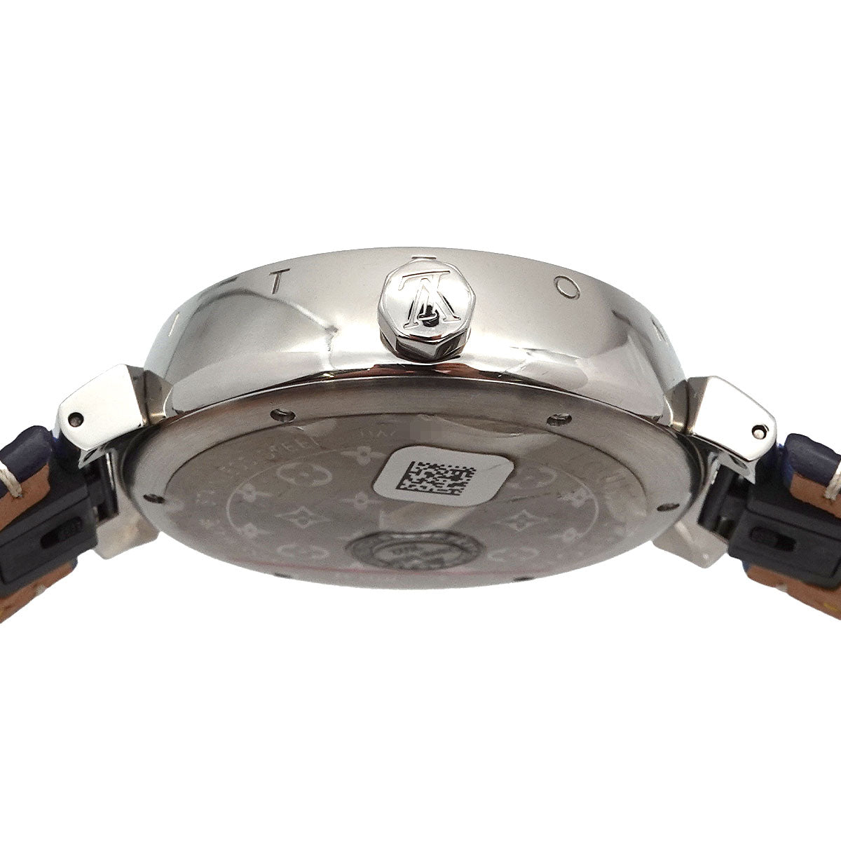 Tambour GM QA114 Quartz Monogram White Dial Mens