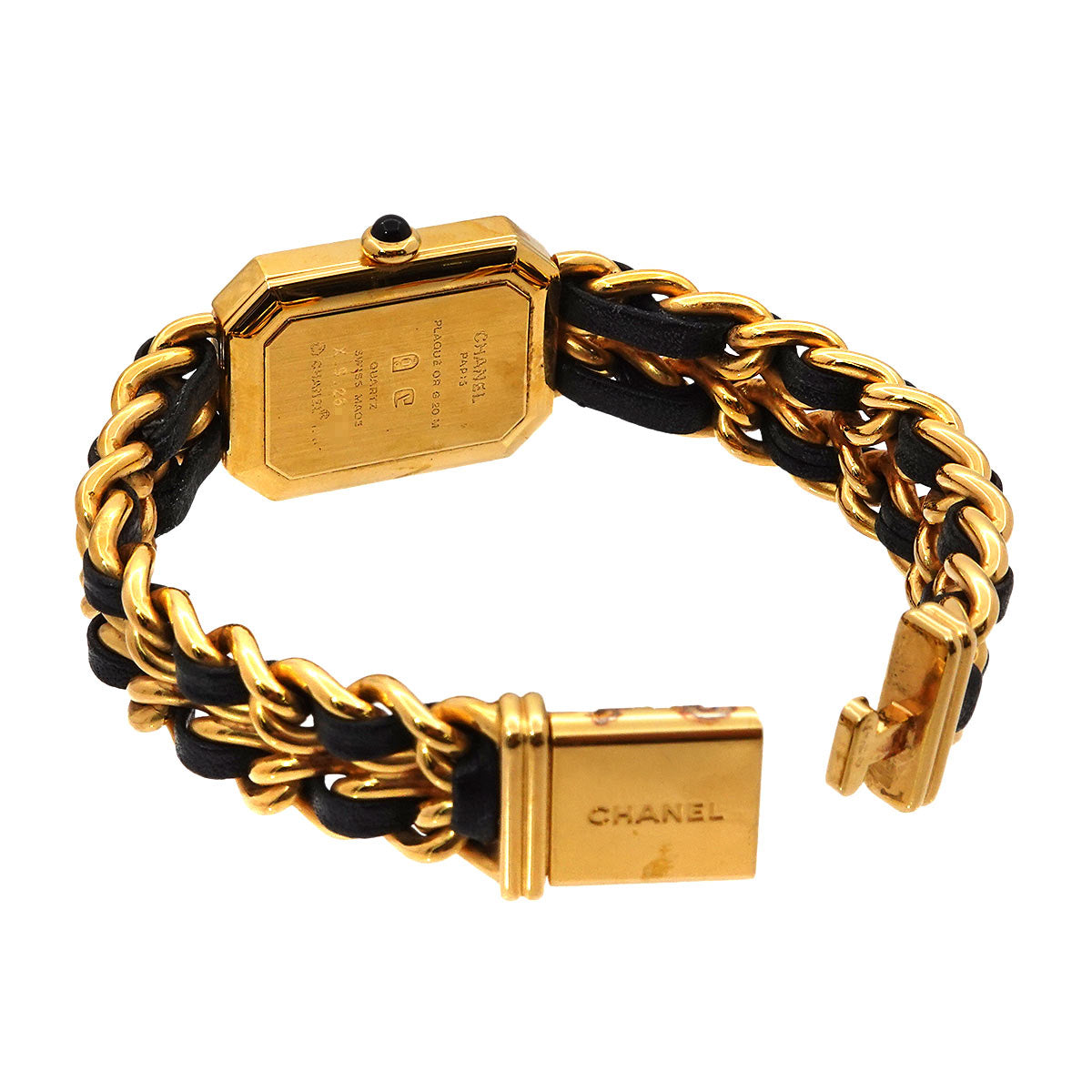 Premiere Size M H0001 Vintage Quartz Black Dial Ladies Watch