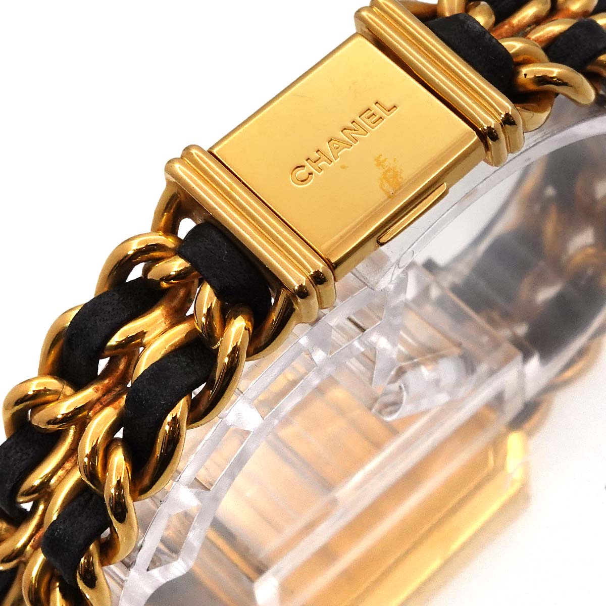 Premiere Size M H0001 Vintage Quartz Black Dial Ladies Watch