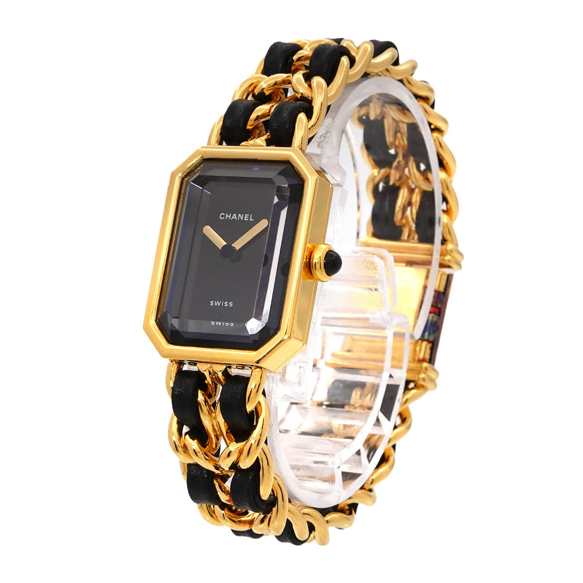 Premiere Size M H0001 Vintage Quartz Black Dial Ladies Watch