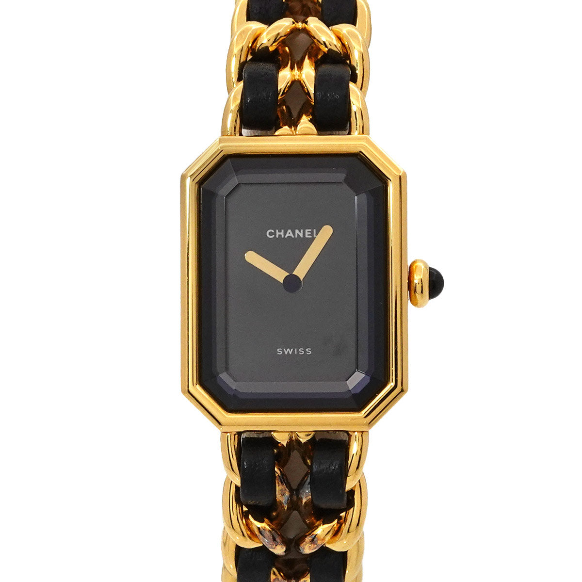 Premiere Size S H0001 Vintage Quartz Black Dial Ladies Watch