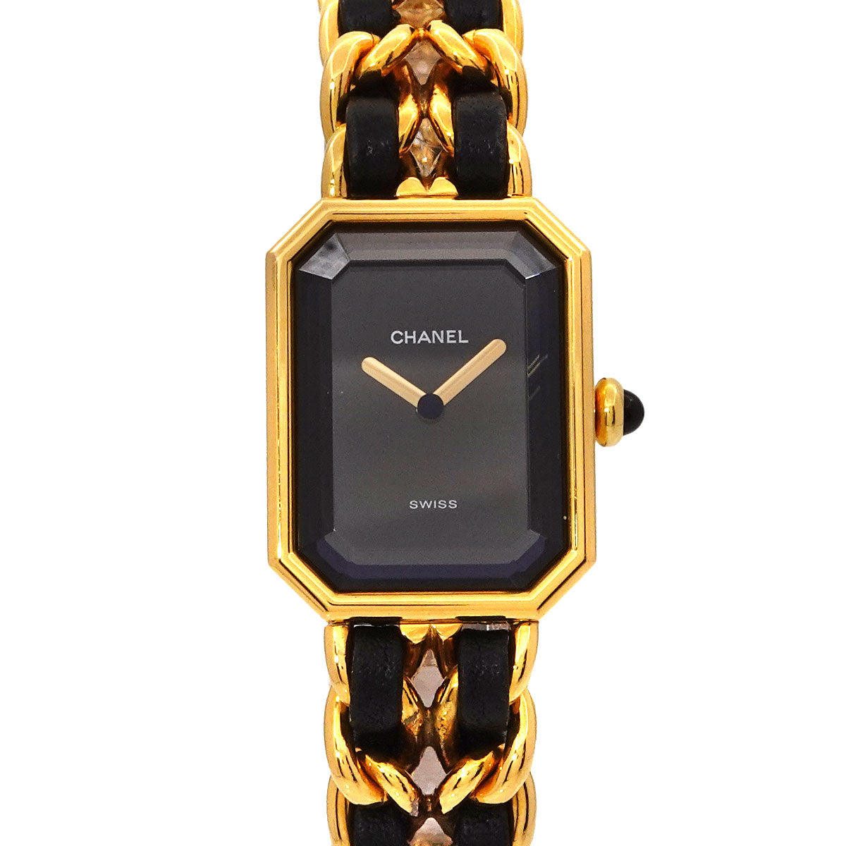 Premiere Size M H0001 Vintage Quartz Black Dial Ladies Watch