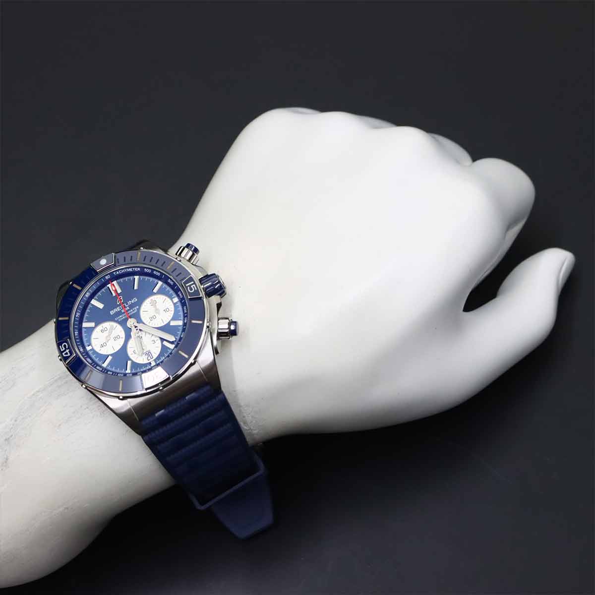 SuperChronomat B01 AB0136 Blue Dial Men's Watch