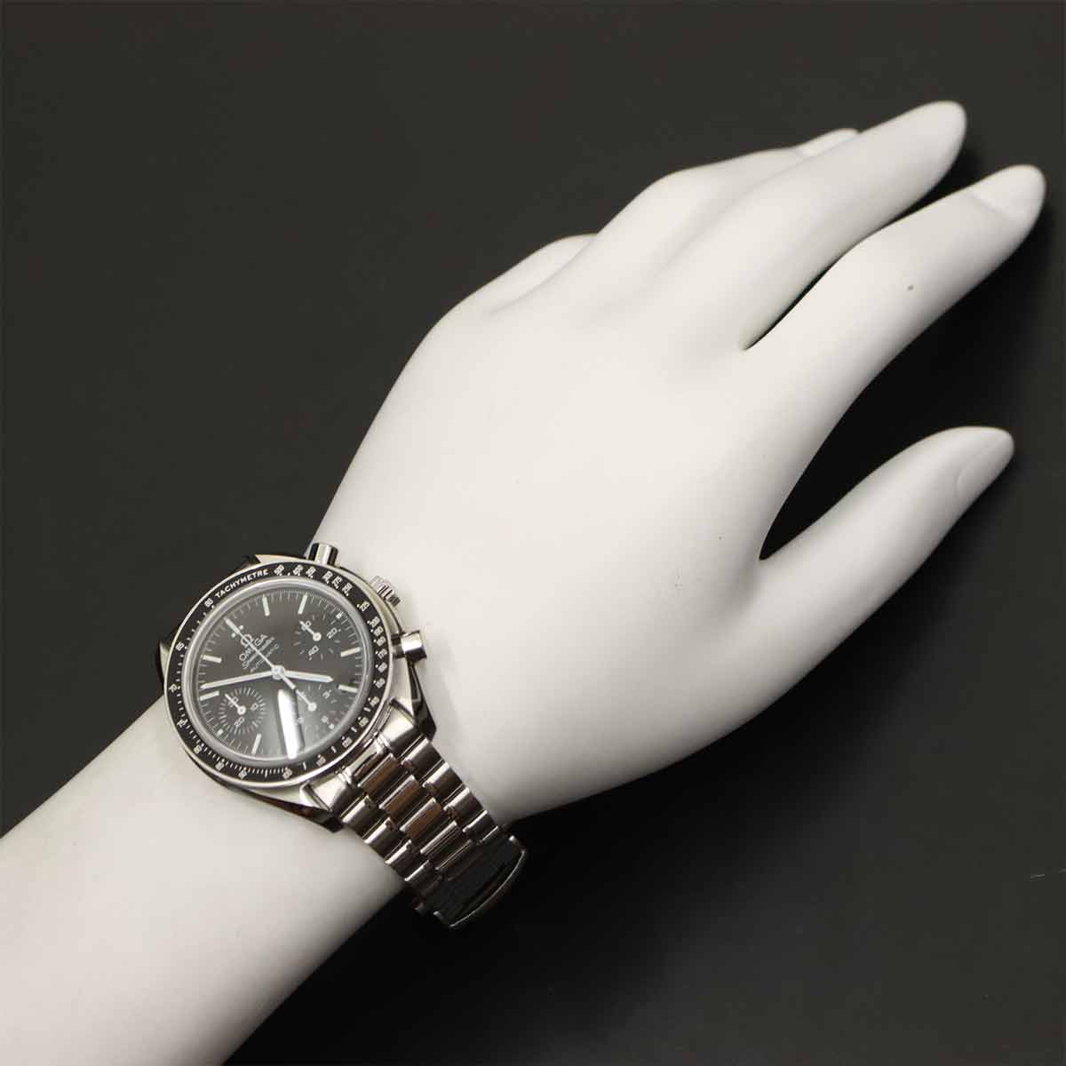 Speedmaster Chronograph 3539 50 Automatic Black Dial Mens Watch