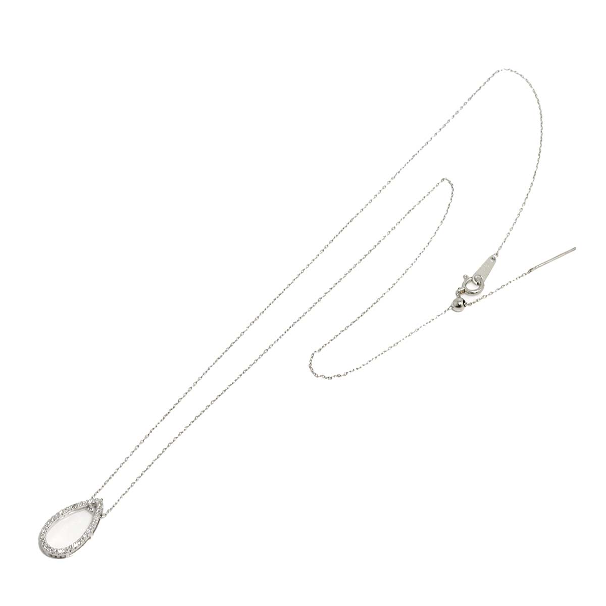 Diamond 0.12ct Necklace Pt Platinum