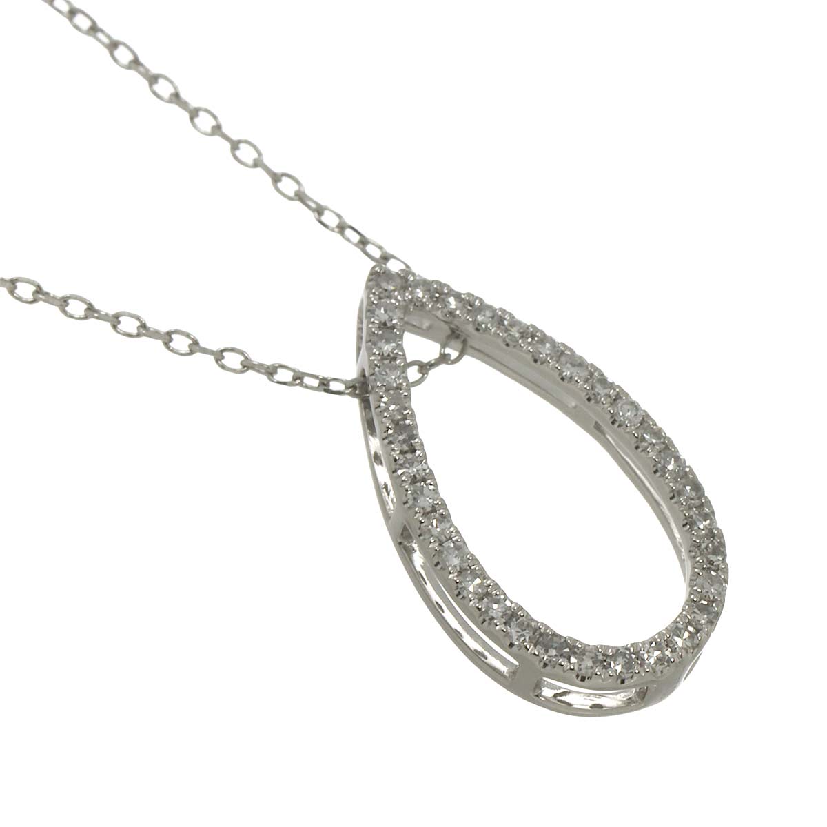 Diamond 0.12ct Necklace Pt Platinum