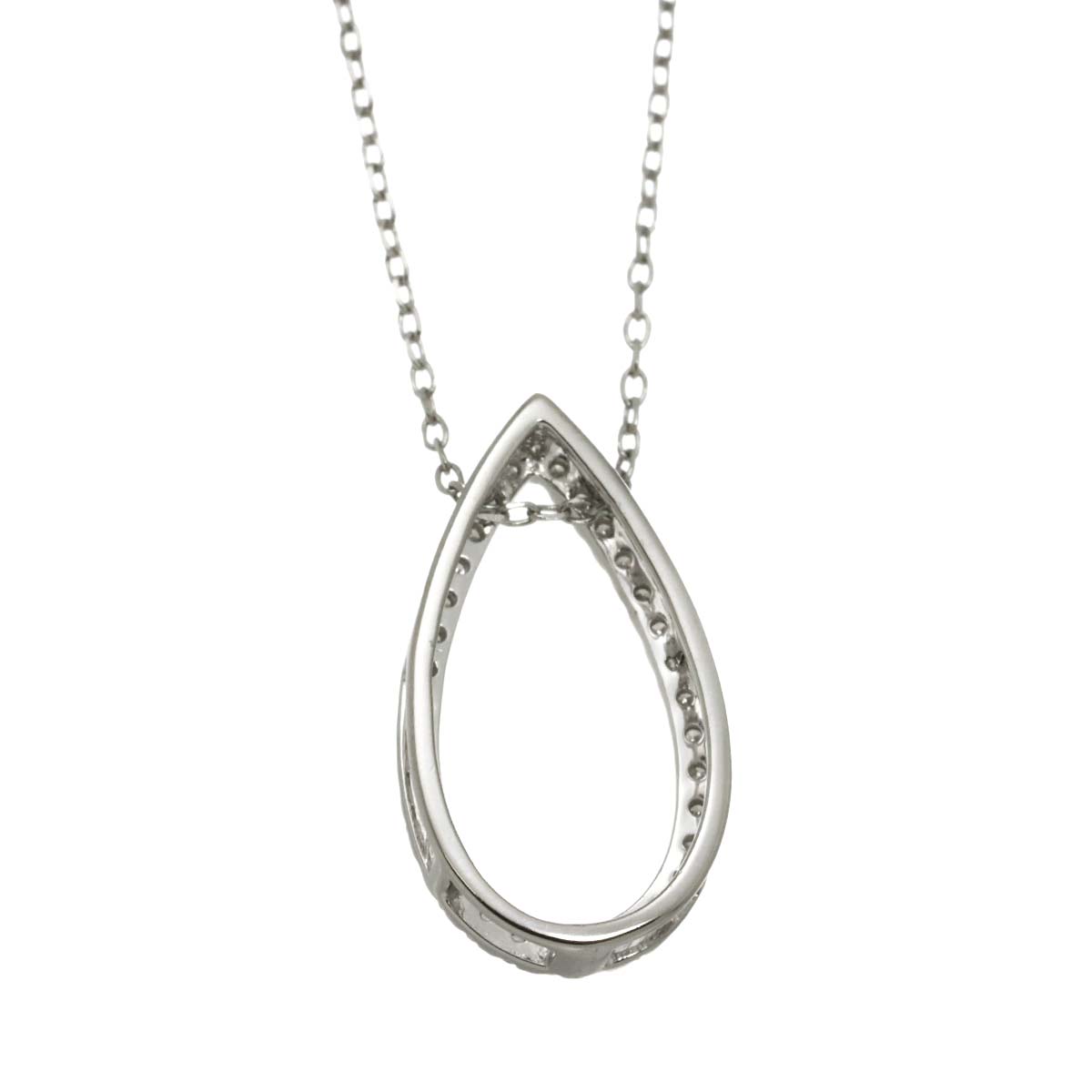 Diamond 0.12ct Necklace Pt Platinum